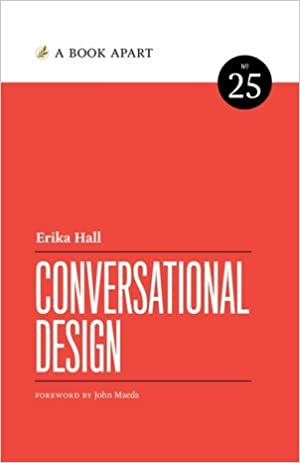 Couverture de Conversational Design par Erika Hall